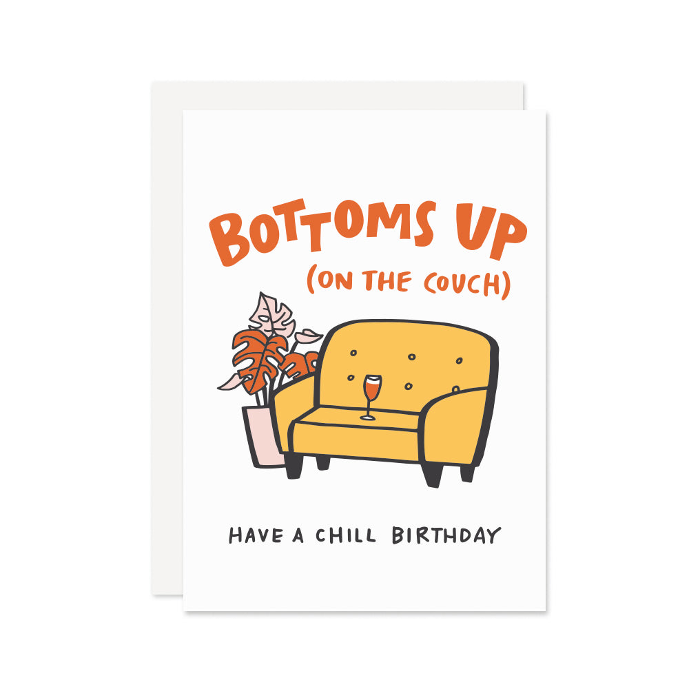 Bottoms Up Birthday Card