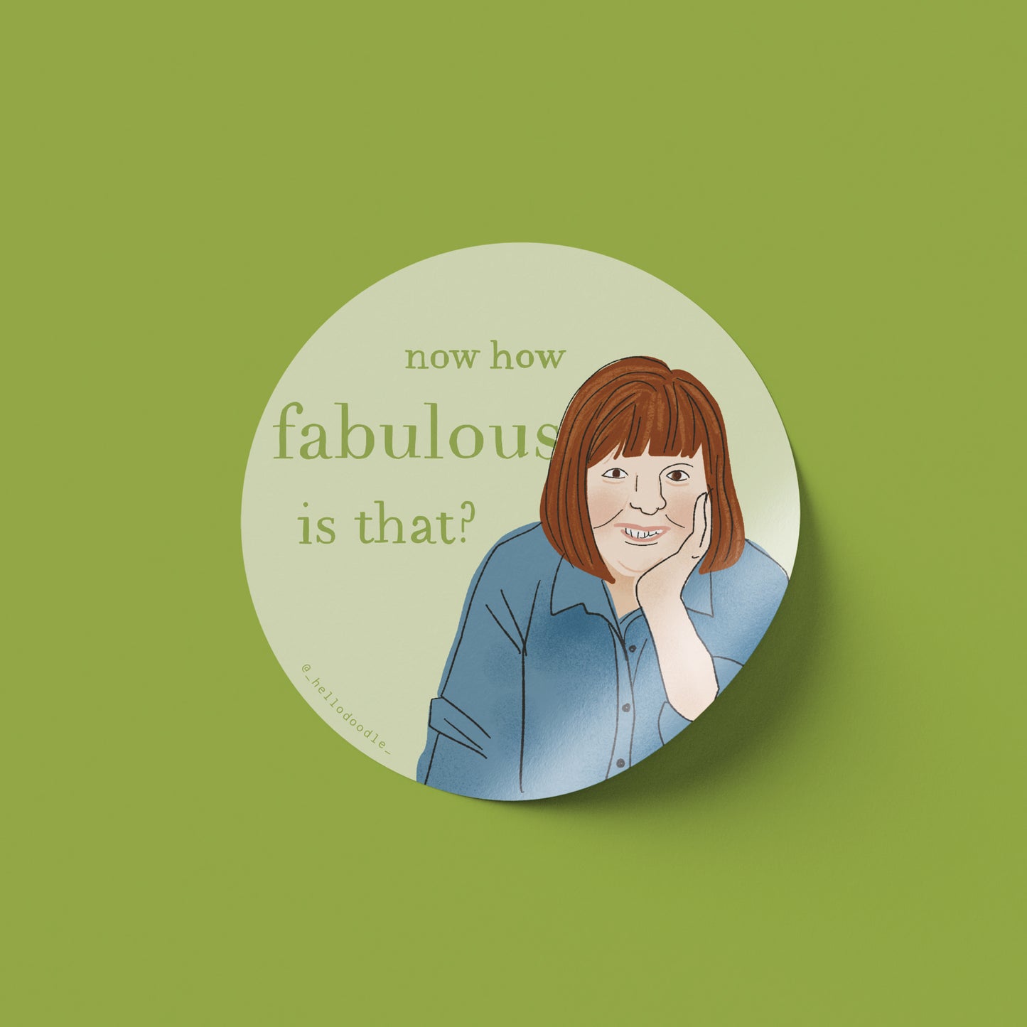 Ina Garten Fabulous Sticker