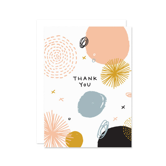 Abstract Thank You Card
