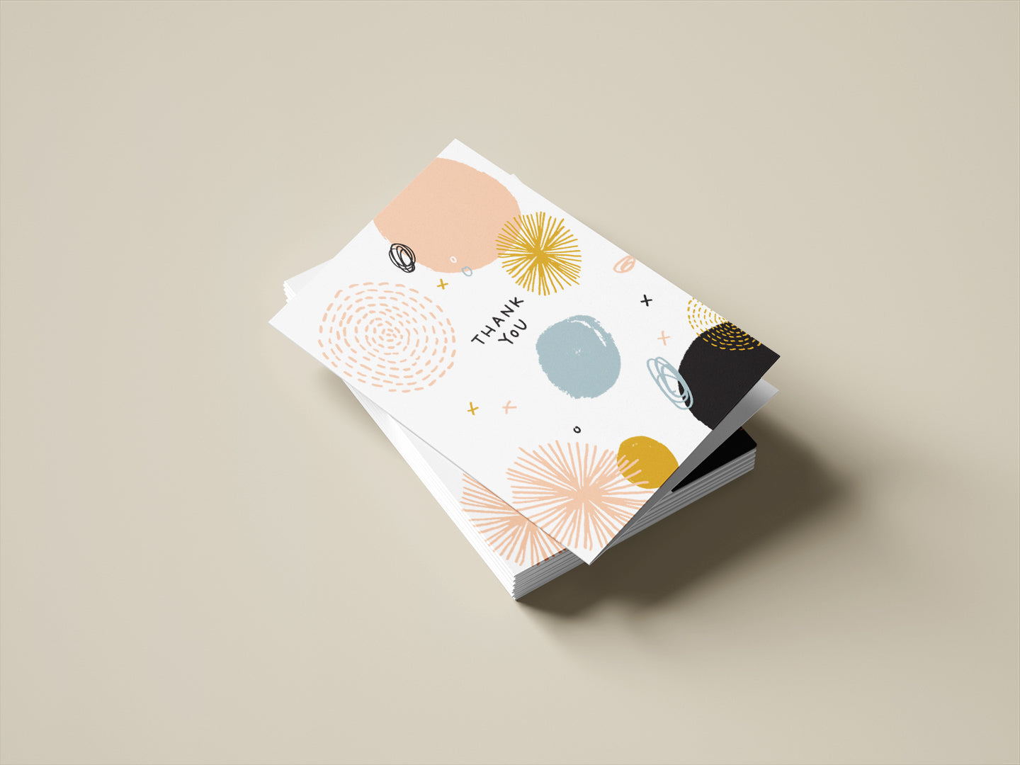 Abstract Thank You Card