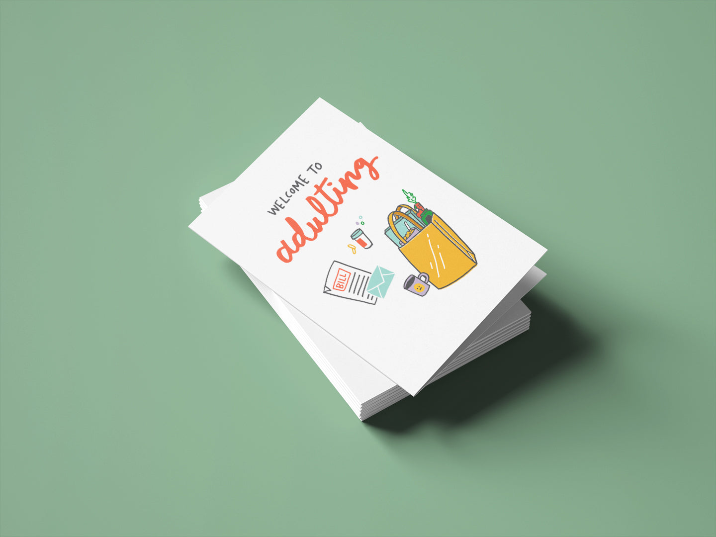 Welcome to Adulting Card
