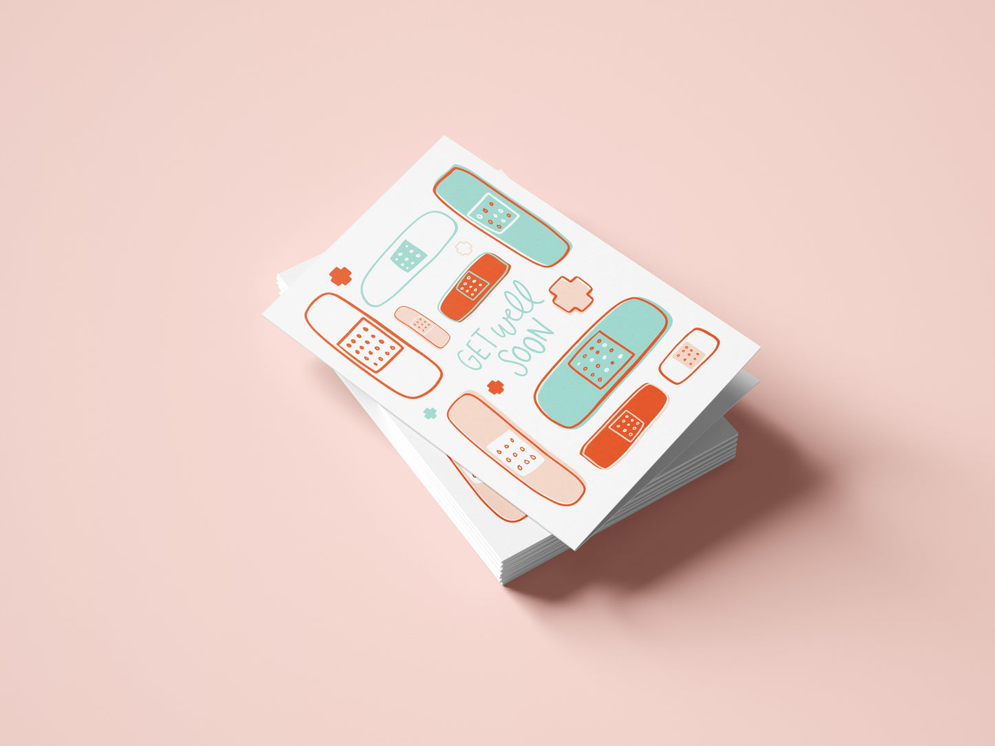 Get Well Band-Aid Card