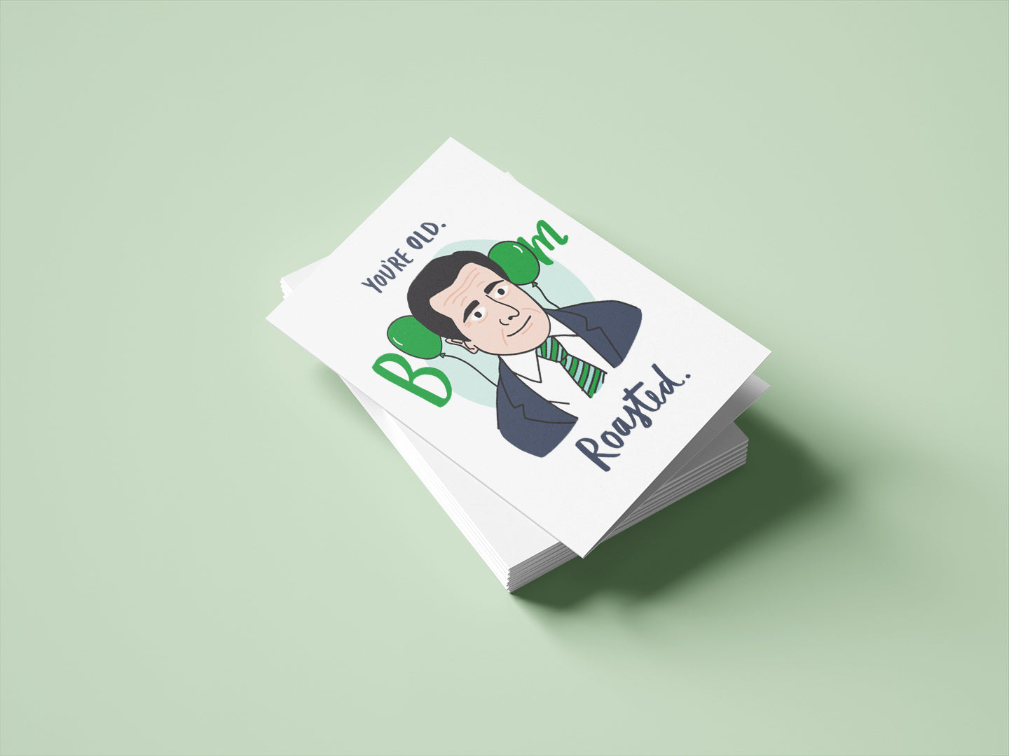 BOOM Roasted Birthday Card