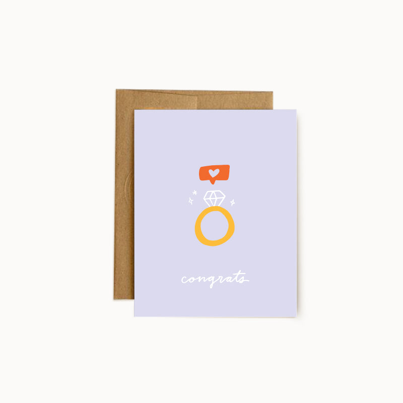 Congrats Ring Card