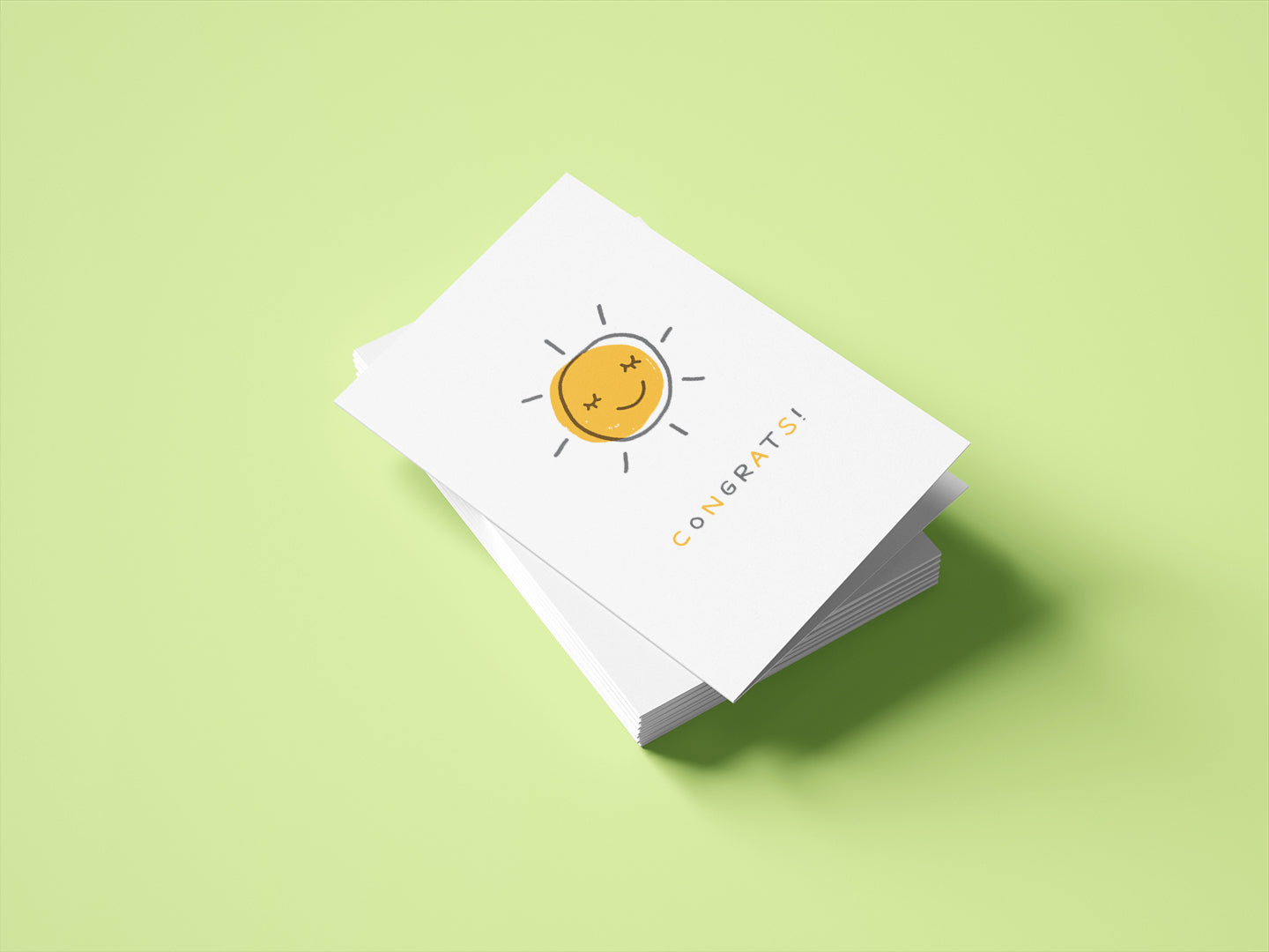 Congrats Sun Card