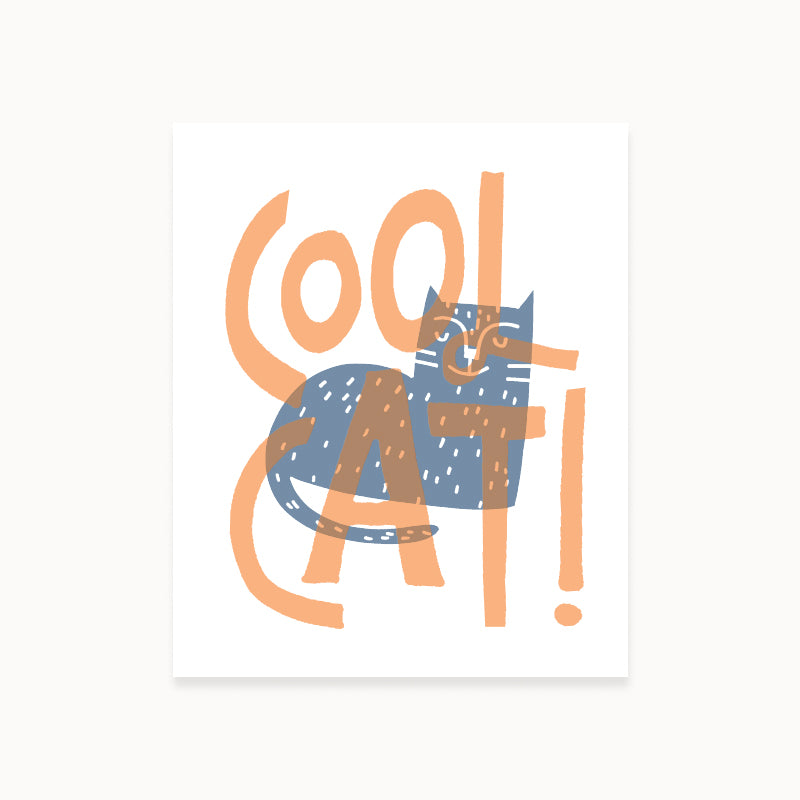 Cool Cat Art Print