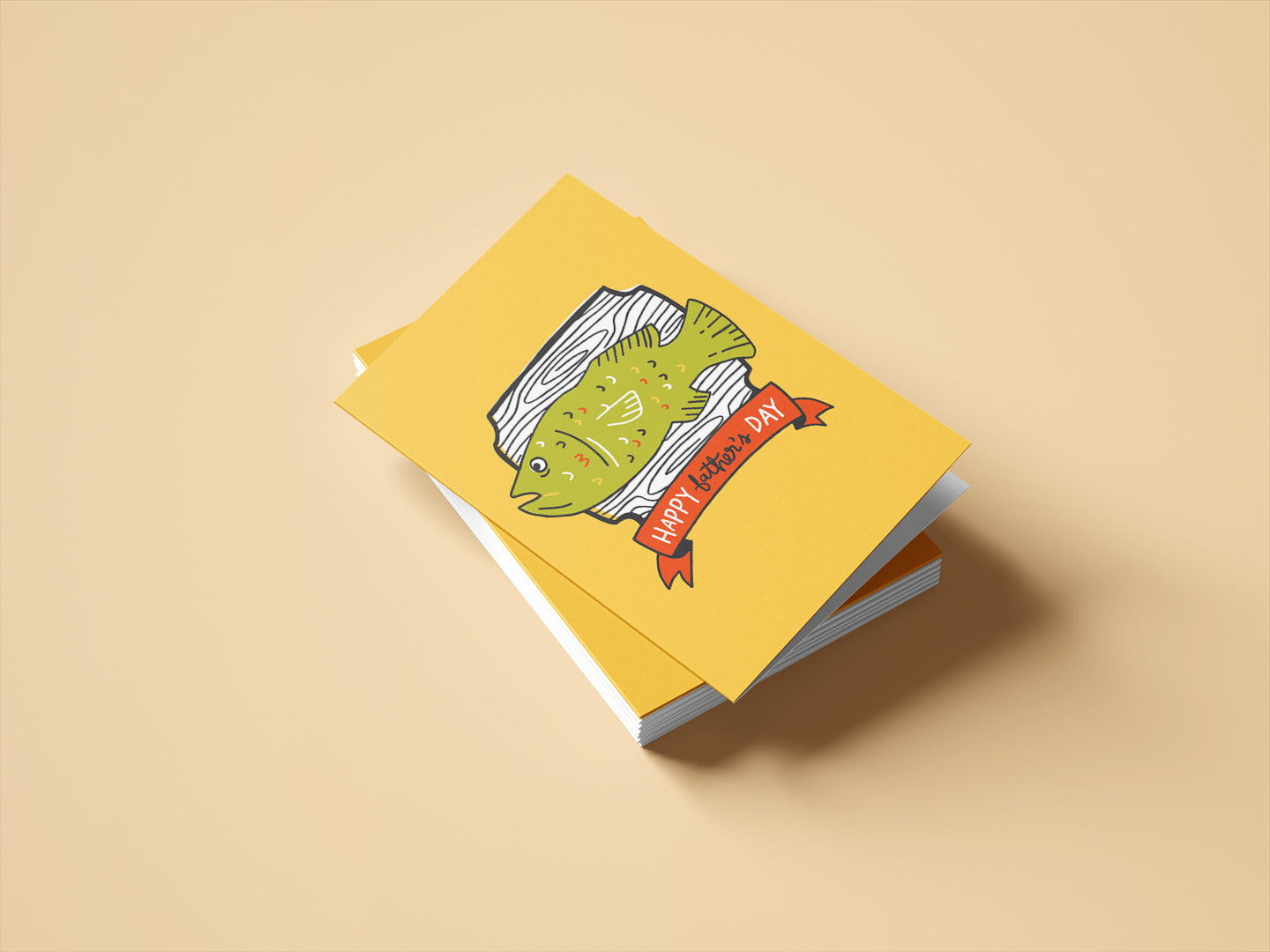 Dad Fish Card