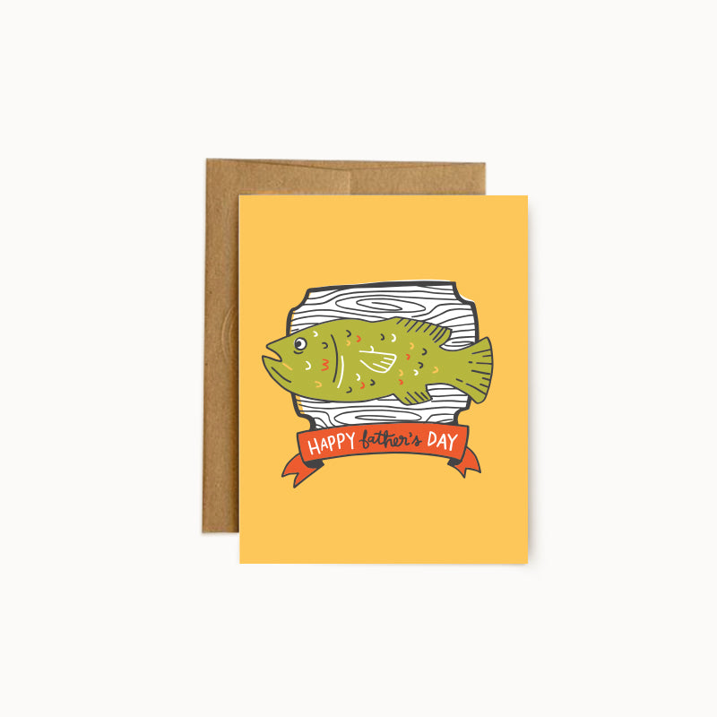 Dad Fish Card