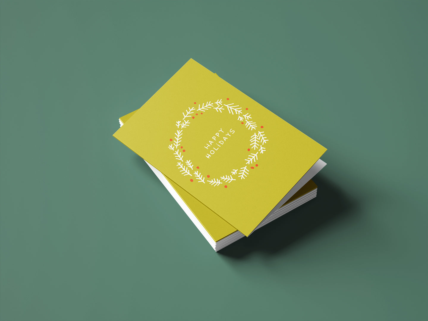 Holidays Wreath Card