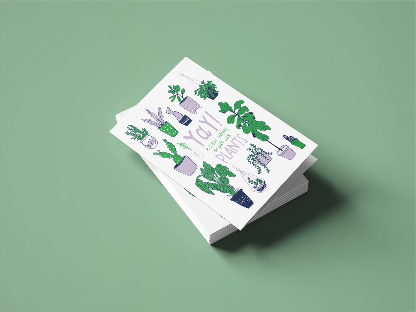 A New Home to Fill with Plants Card
