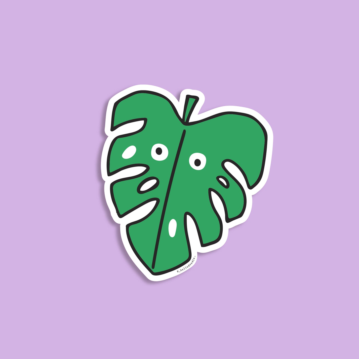 Monsera Leaf Sticker