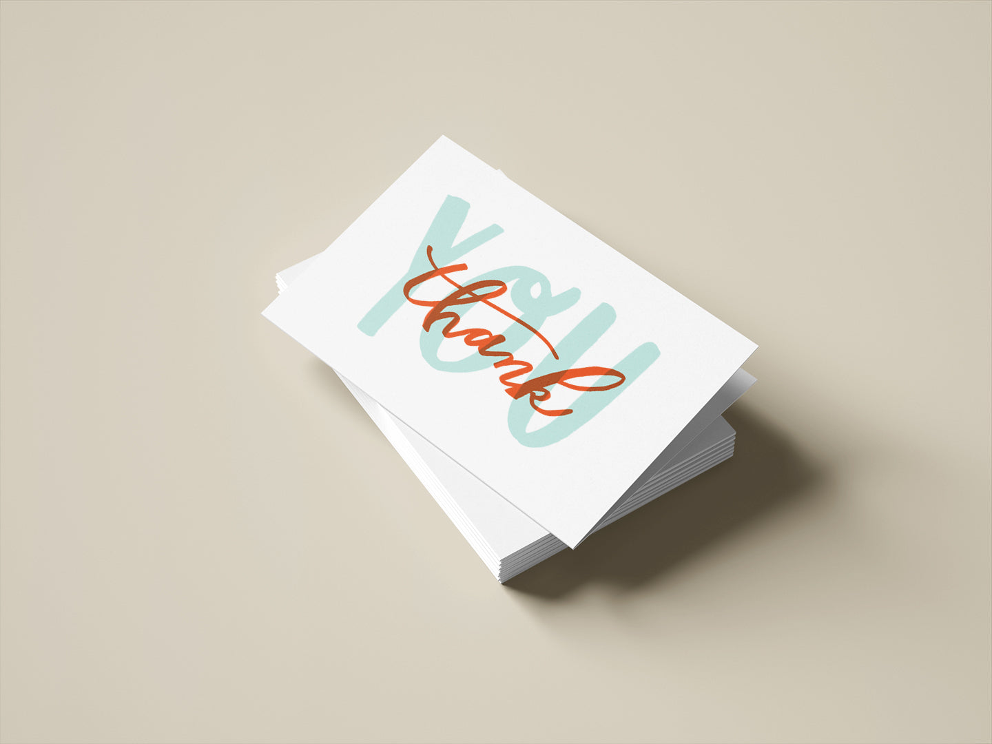 Multiplied Thanks Card