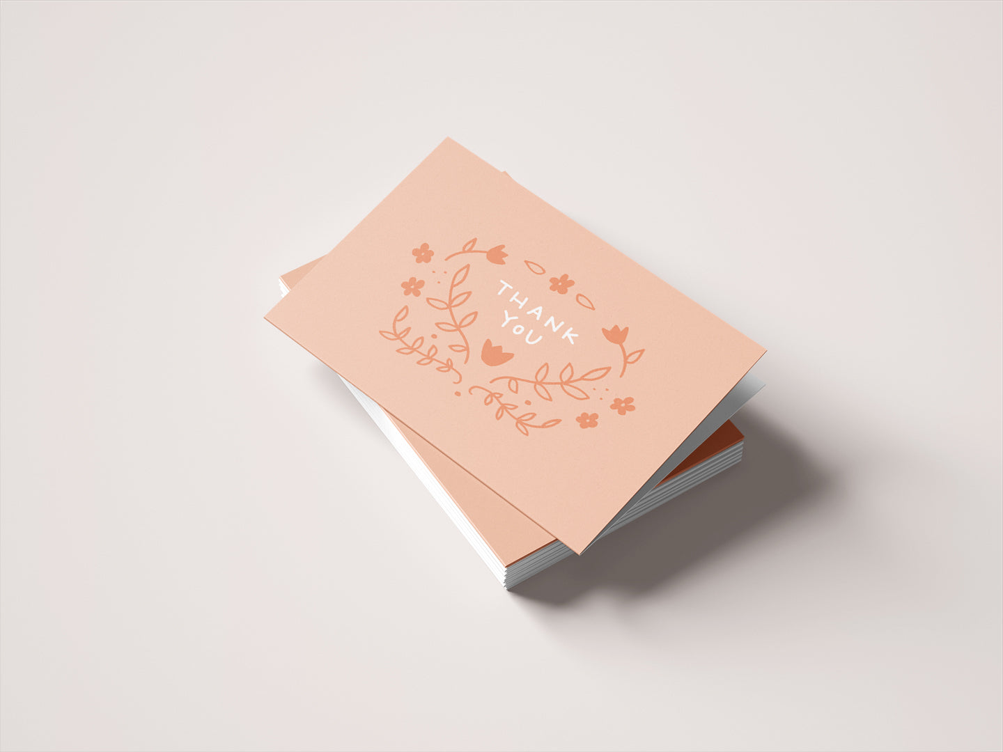 Thanks Floral Card