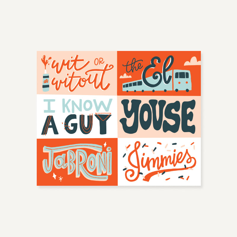 Philly Slang Art Print