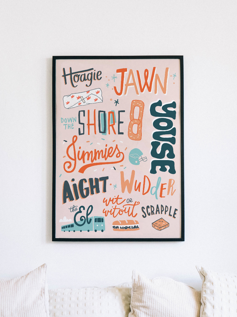 Philly Slang 11x14 Print