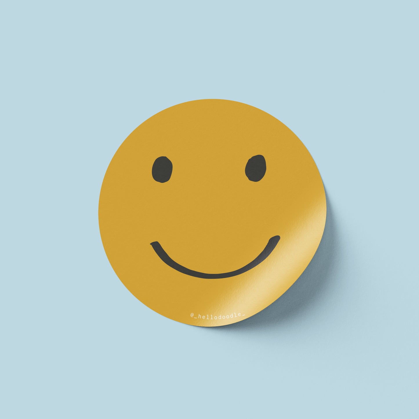 Smiley Face Sticker