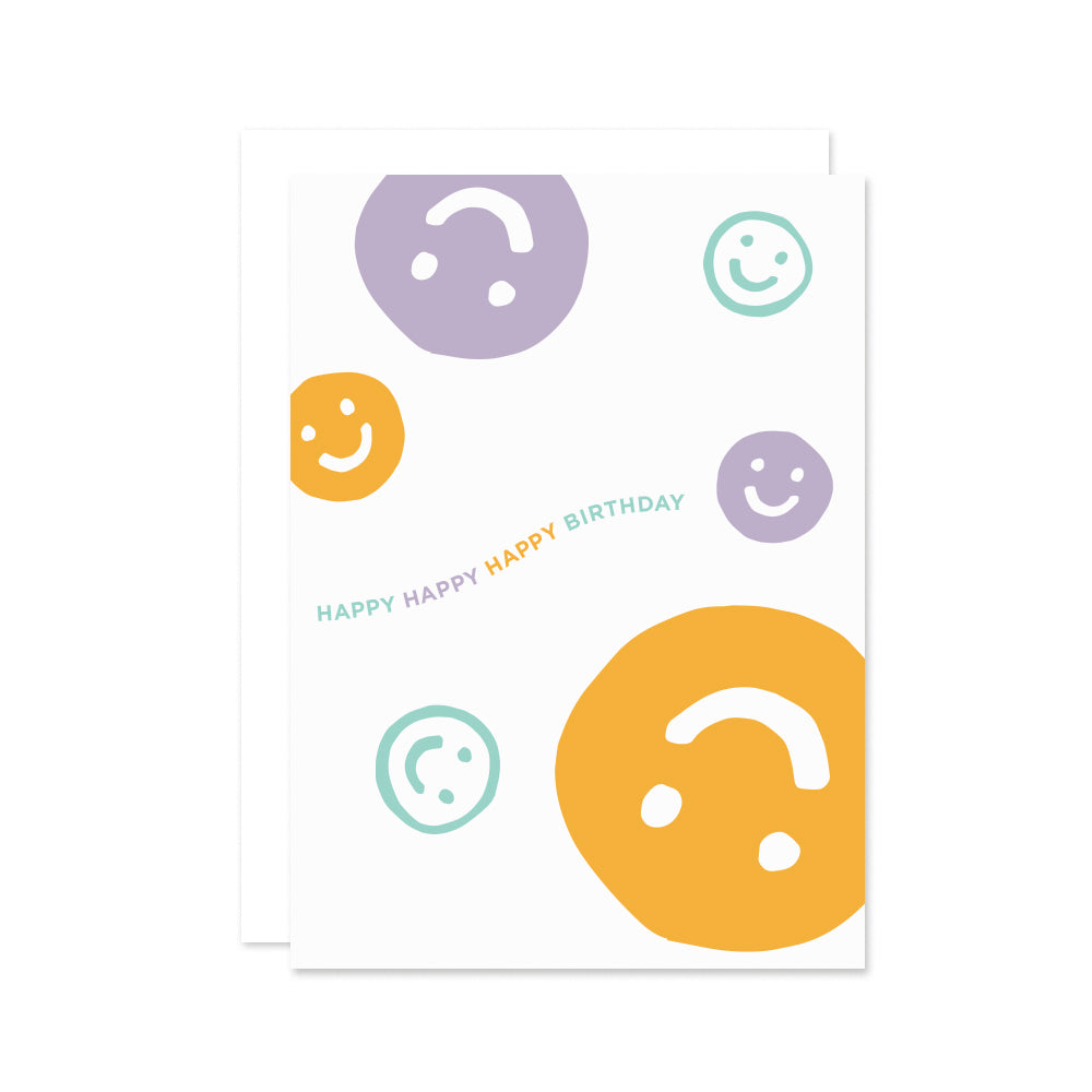 Birthday Smileys Card