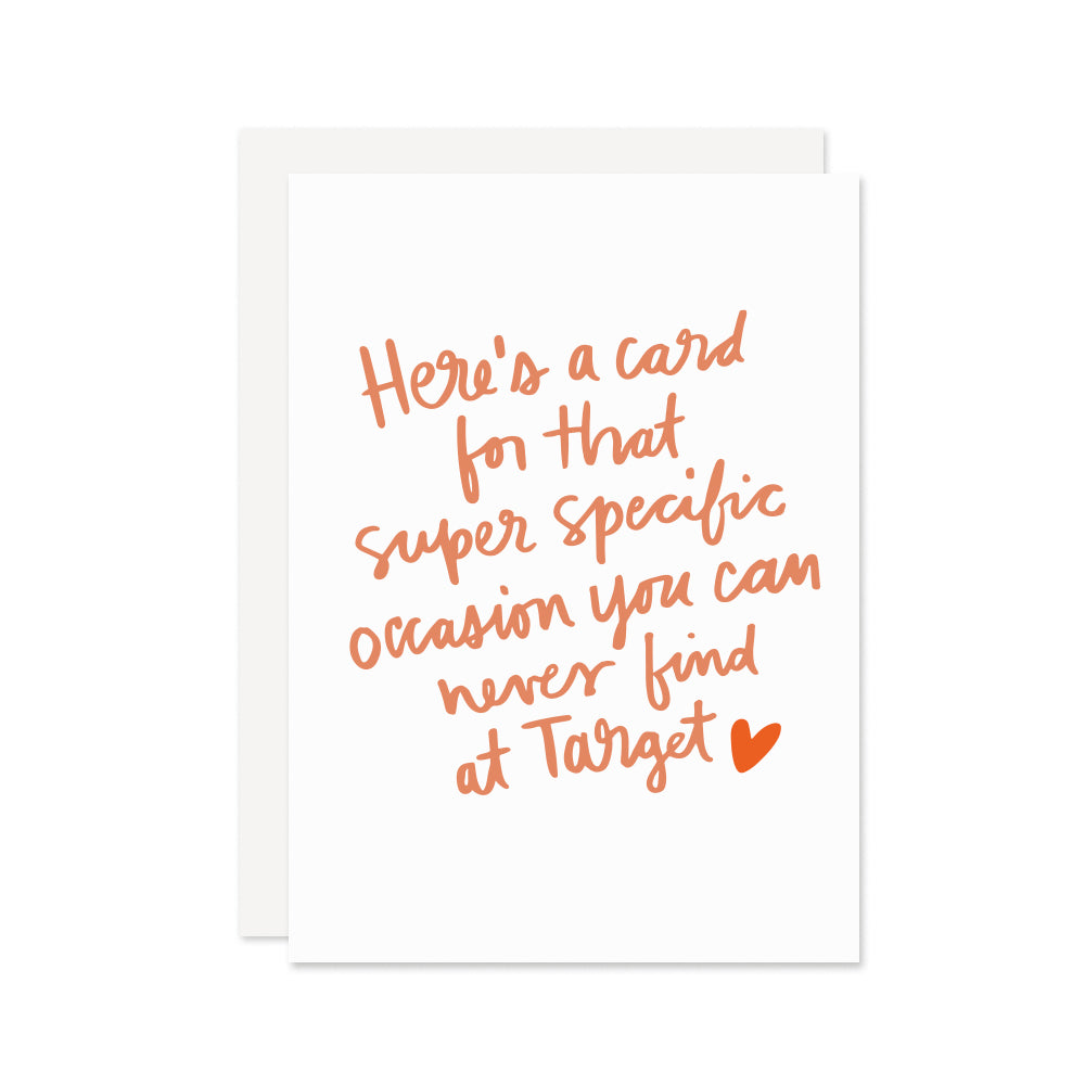 Specific Occasion Card