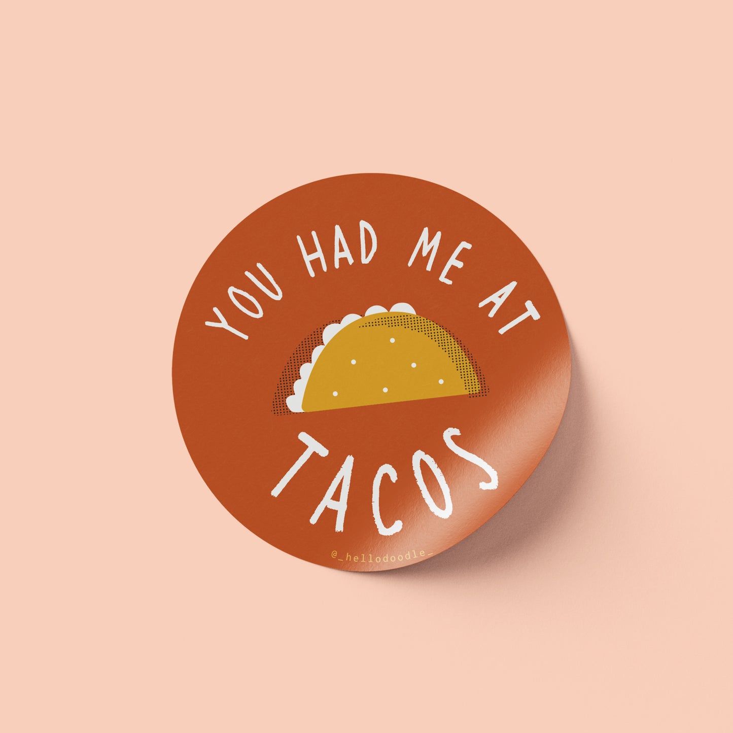 Taco Sticker