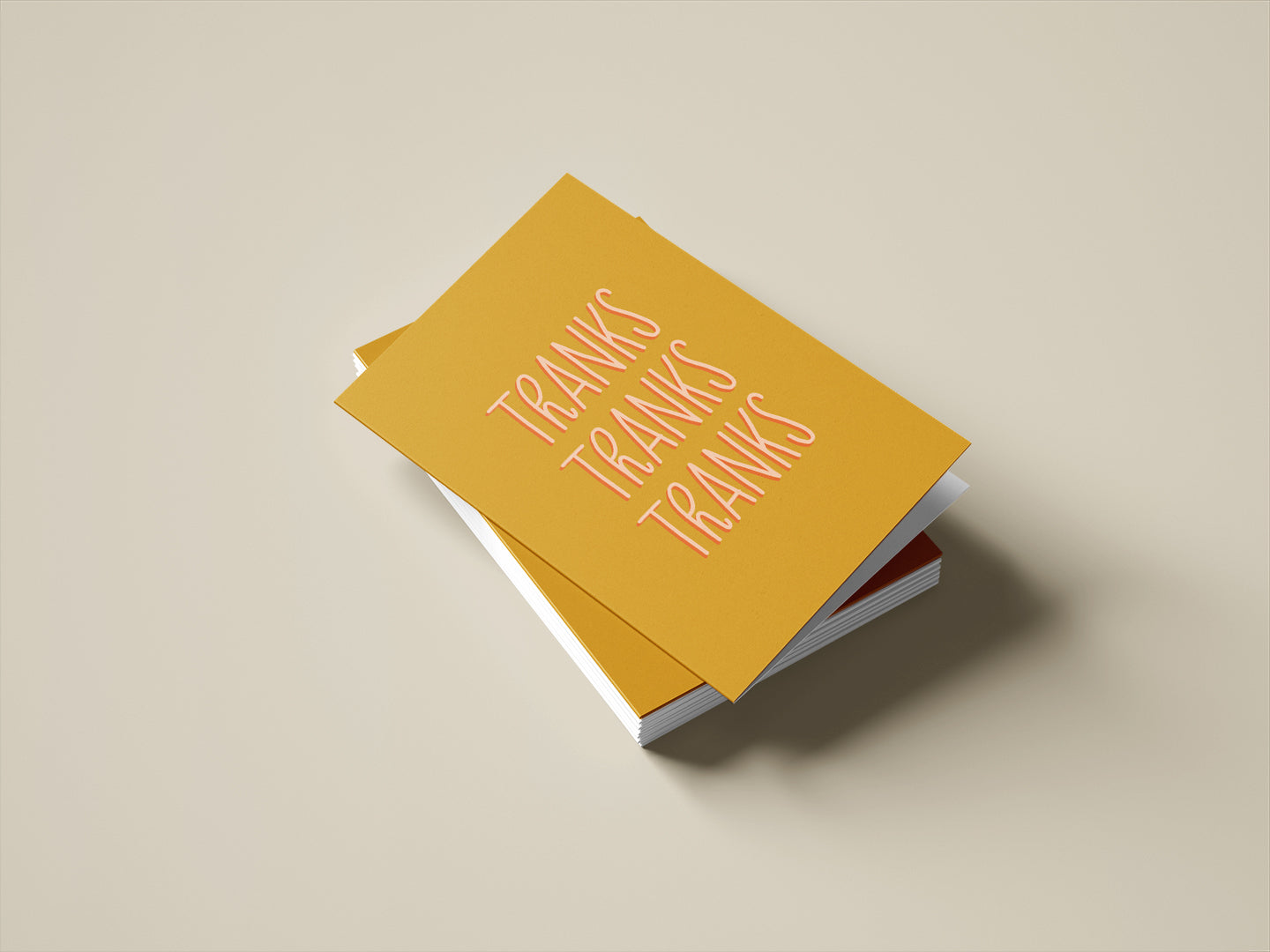 Thanks Thanks Thanks Card
