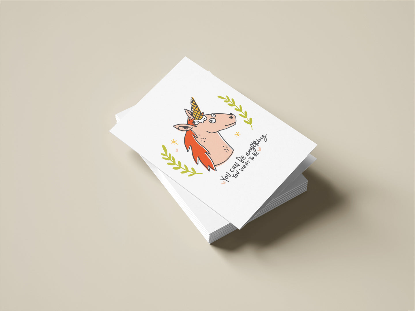 Inspirational Unicorn Card