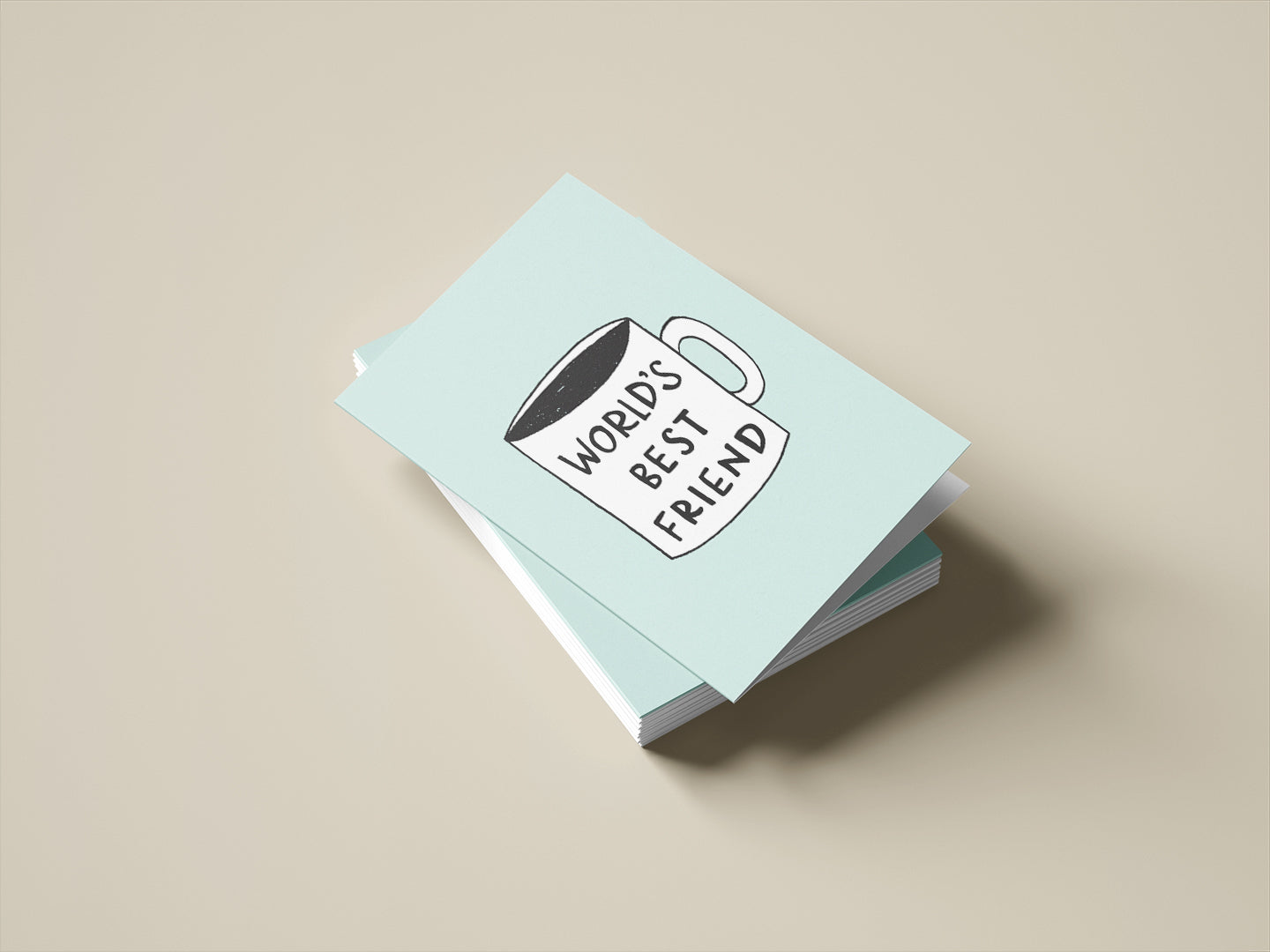 World's Best Friend Mug Card