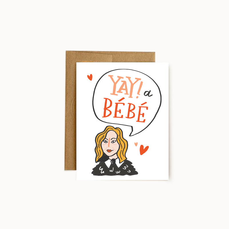Yay! a Bébé Moira Rose Card