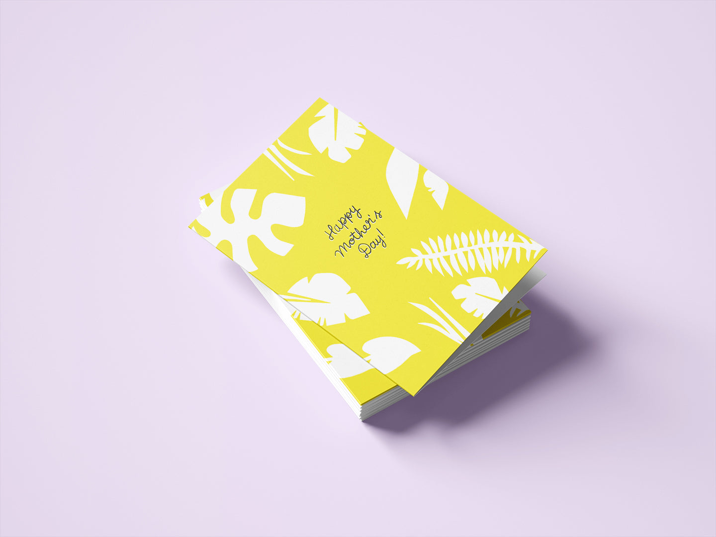 Yellow Floral Mother's Day Card