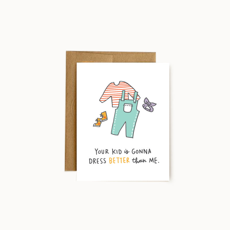 Best Dressed Baby Card - Wholesale