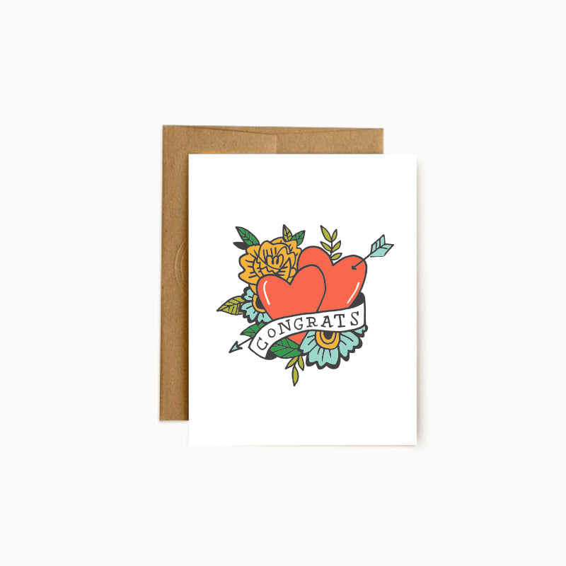 Congrats Tatt Card - Wholesale