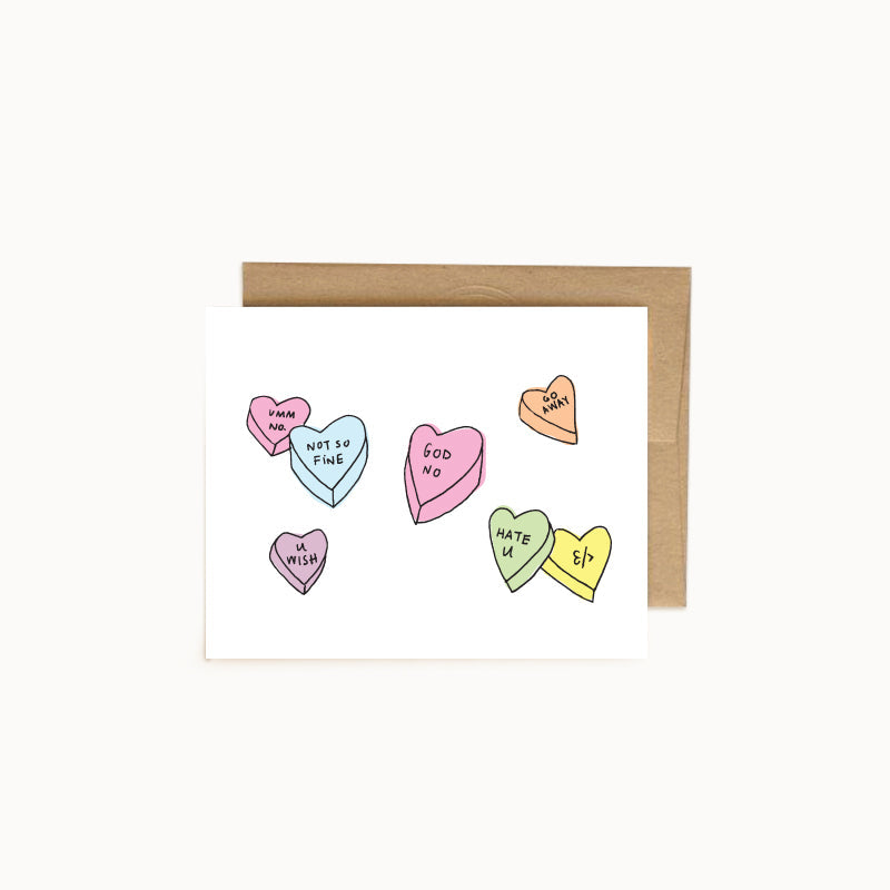 Ew Hearts Card - Wholesale