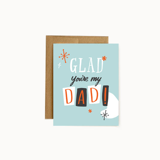 Glad You're My Dad Card - Wholesale