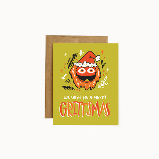 Merry Grittsmas Card - Wholesale