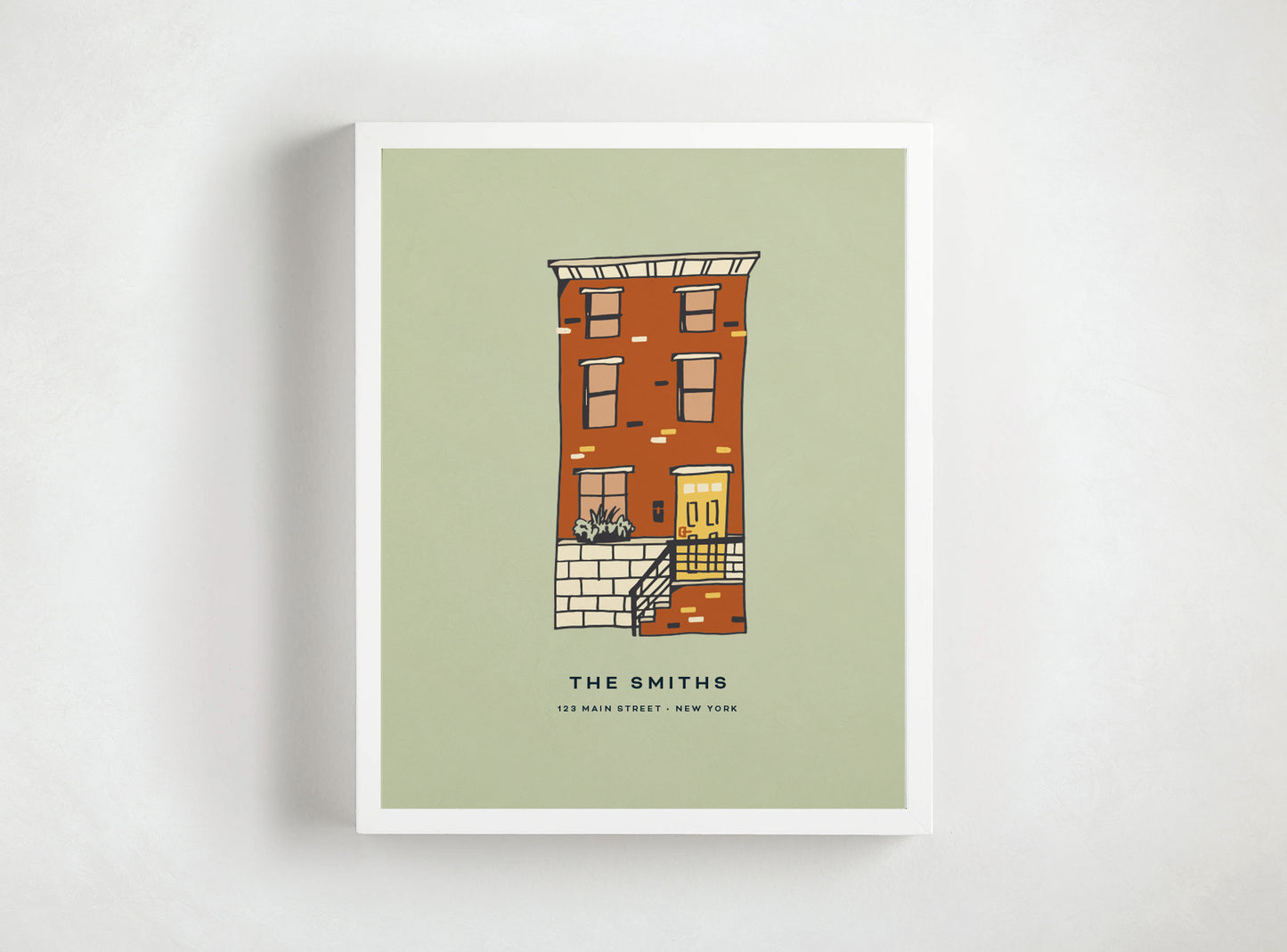 Custom Home Portrait Illustration