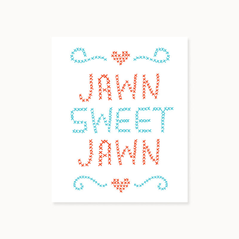 Jawn, Sweet Jawn Art Print - Wholesale