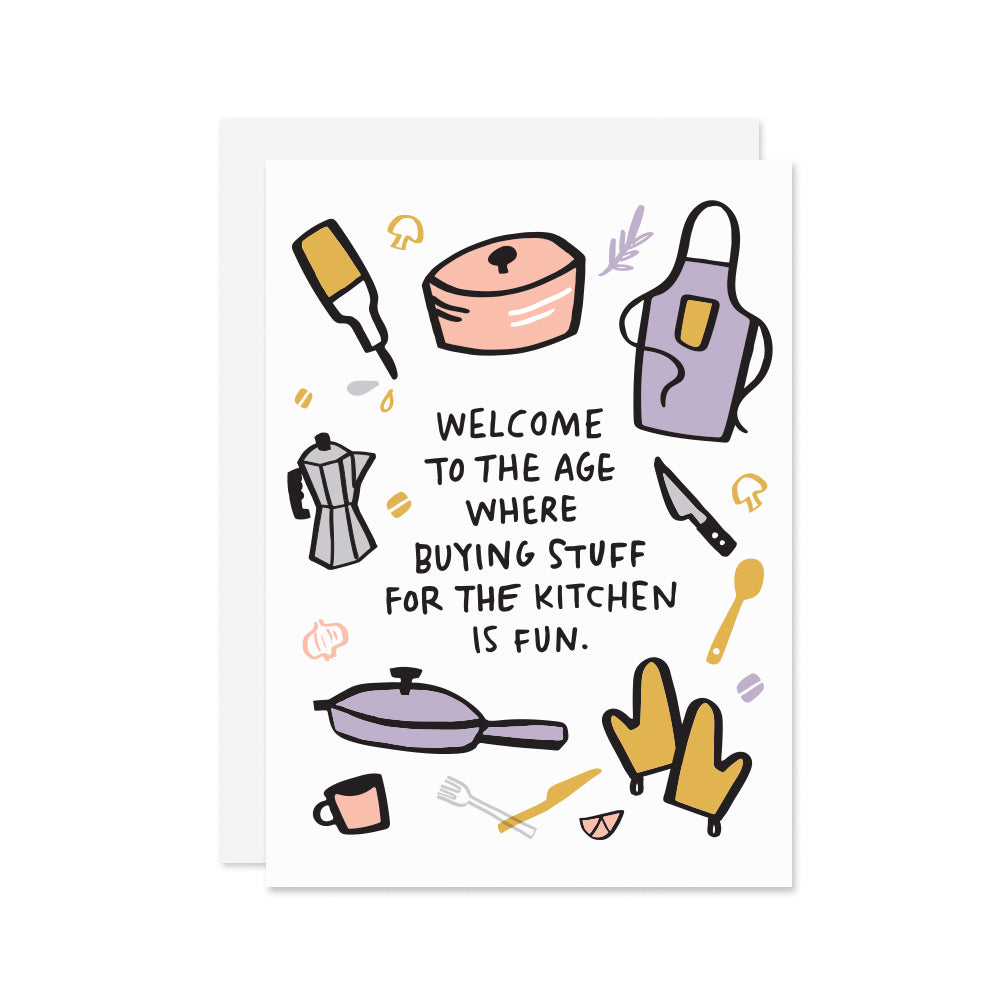 Kitchen Stuff Birthday Card - Wholesale