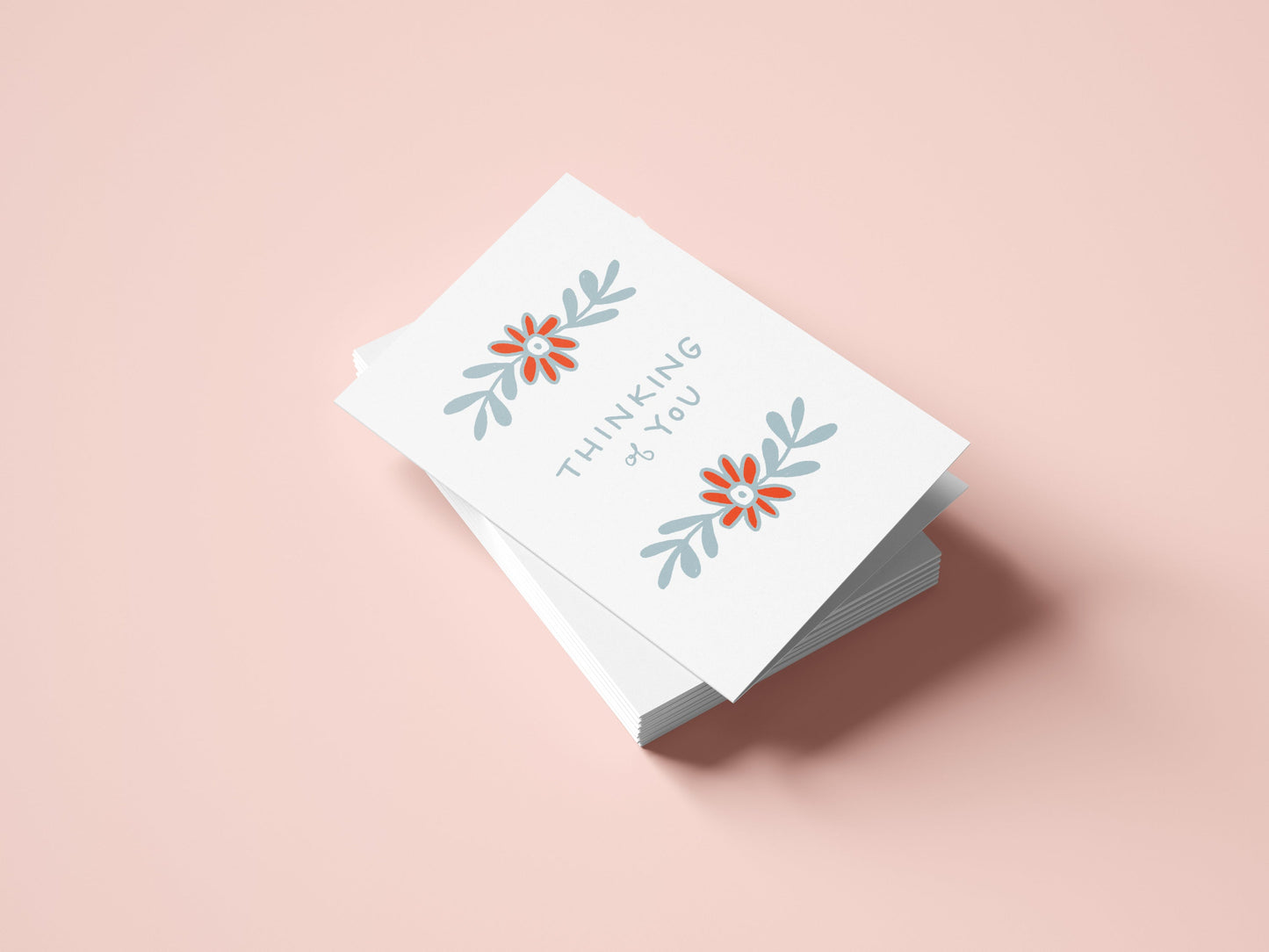 Floral Thinking of You Card - Wholesale