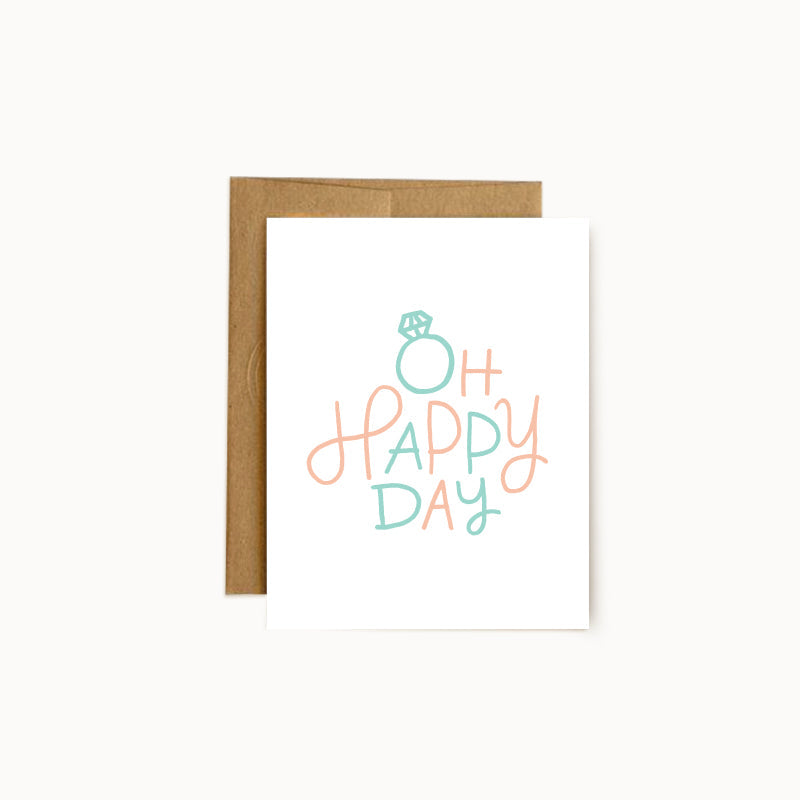 Oh Happy Day Wedding Card - Wholesale