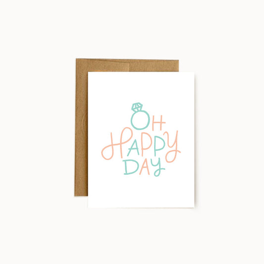 Oh Happy Day Wedding Card - Wholesale