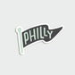 Philly Pennant Sticker - Wholesale