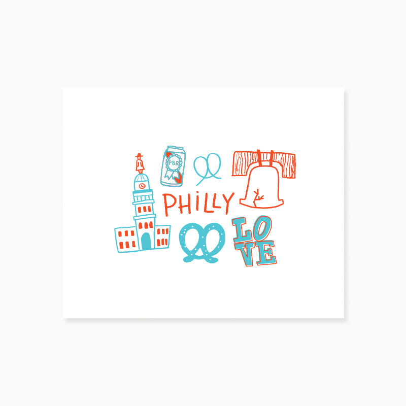 Philly Doodles ArtPrint - Wholesale