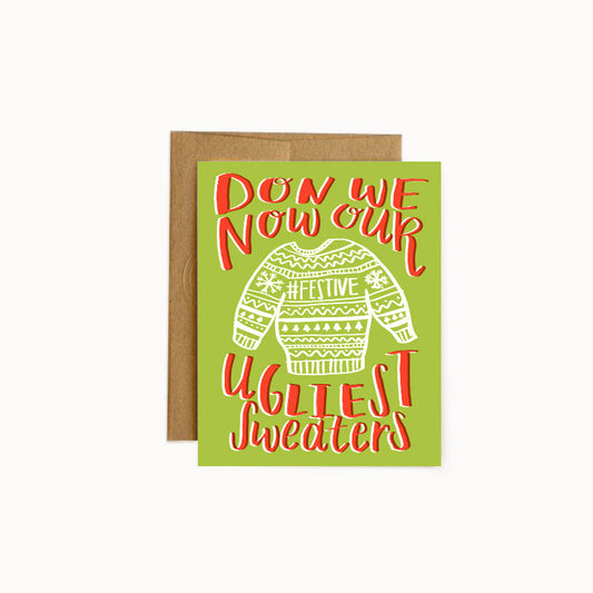 Ugly Sweater Card - Wholesale
