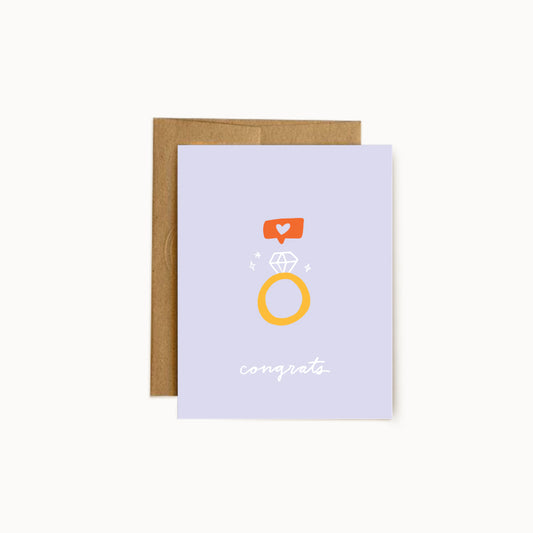 Congrats Ring Card