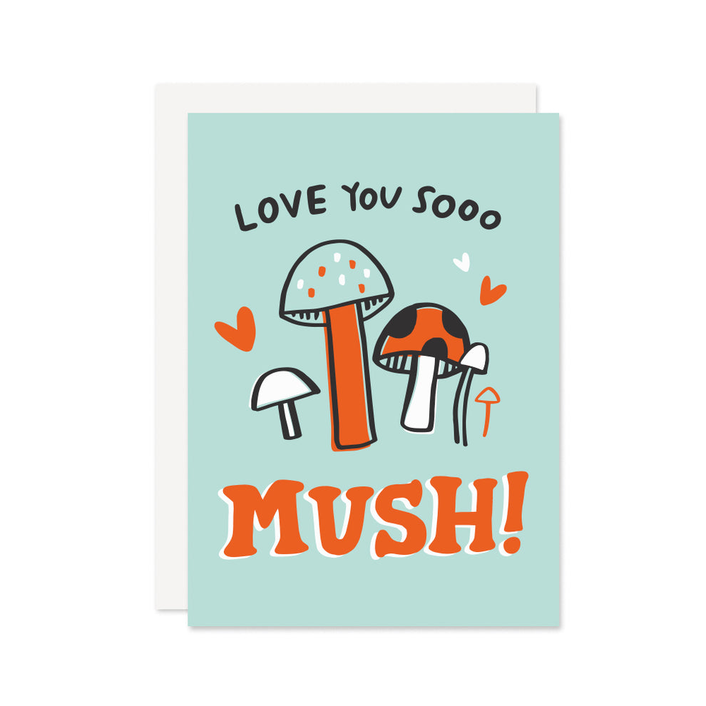 Love You So Mush Card Hello Doodle Paper Co Alisa Wismer 1692